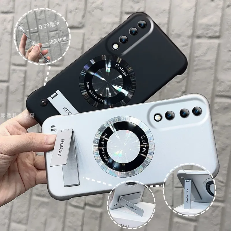 适用于华为荣耀200/100手机壳HONOR90/80/70/60/50pro/30pro金属漆无边框保护壳